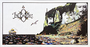 THE BEATLES - Psykedelisk affisch (1968) 
