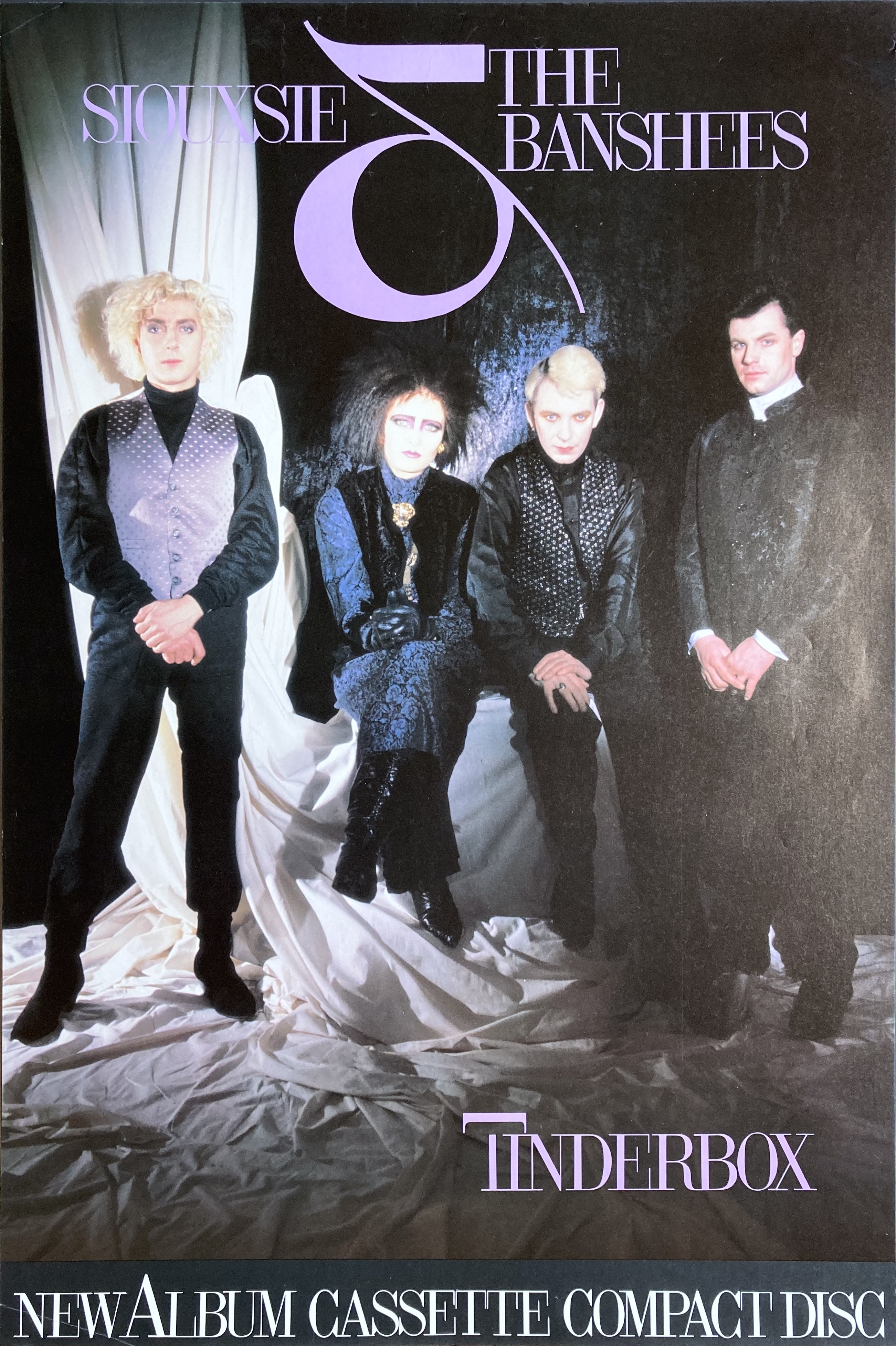 SIOUXSIE & THE BANSHEES - Tinderbox (1986) LP/CD Promoaffisch