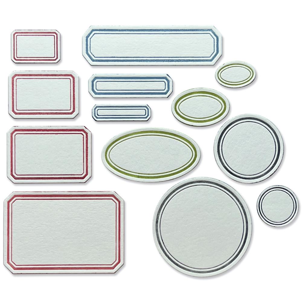 Sizzix - Thinlits Die Set - Vintage Labels - 2