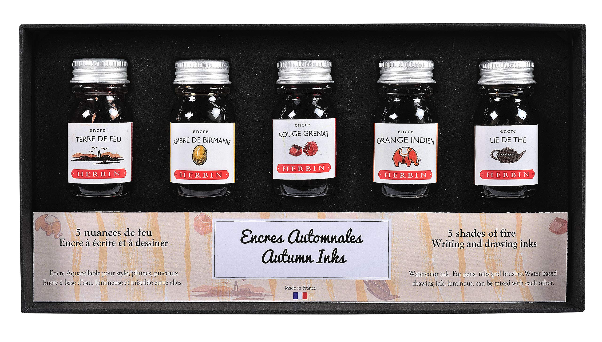 J. Herbin Spring Ink Box Set - Autumn Ink