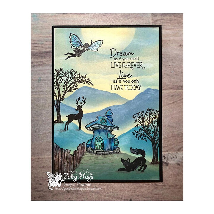 Fairy Hugs Clear Stamps - Mini Wooden Path