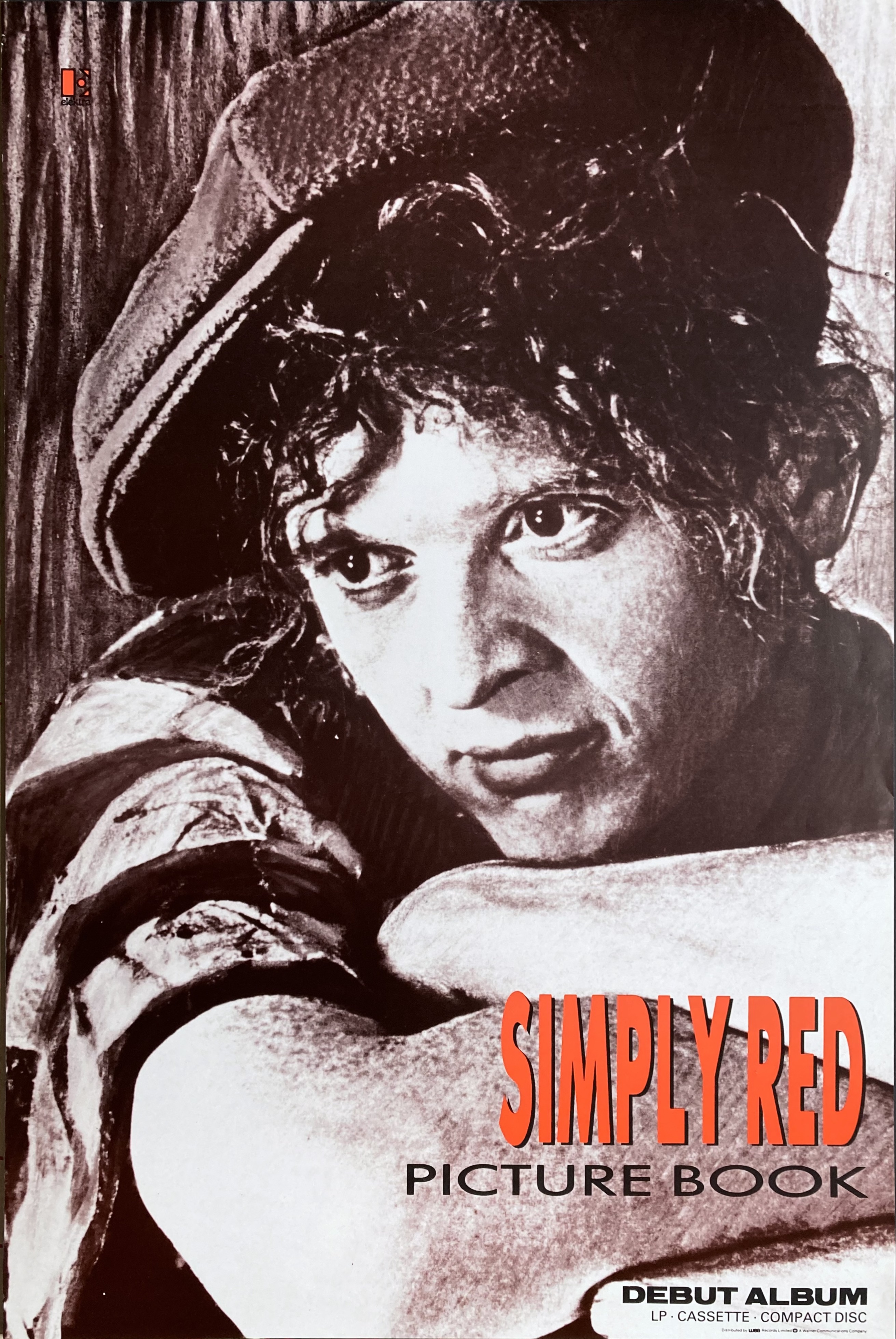 SIMPLY RED - Picture Book (1985) LP Promo poster
