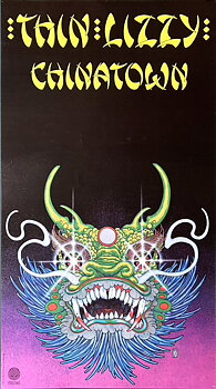 THIN LIZZY - Chinatown (1980) LP Promo poster