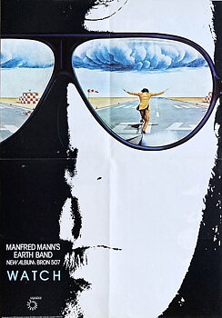 MANFRED MANN'S EARTH BAND - Watch (1977) LP Promo poster