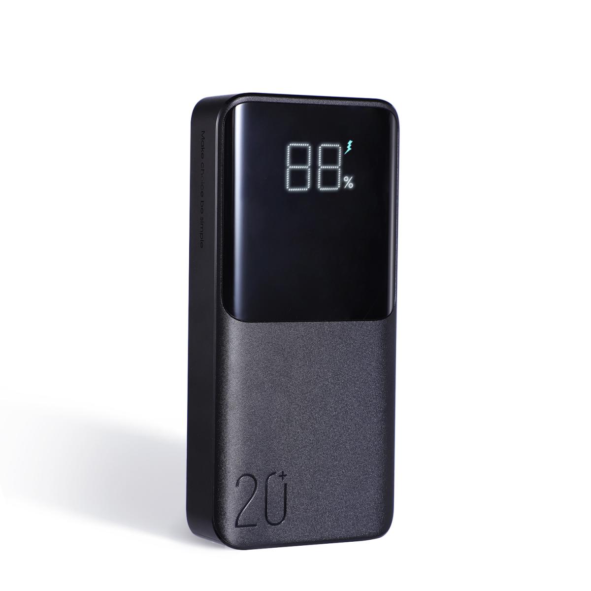 SiGN Super Charge LED Powerbank 20.000mAh, 22.5W - Svart