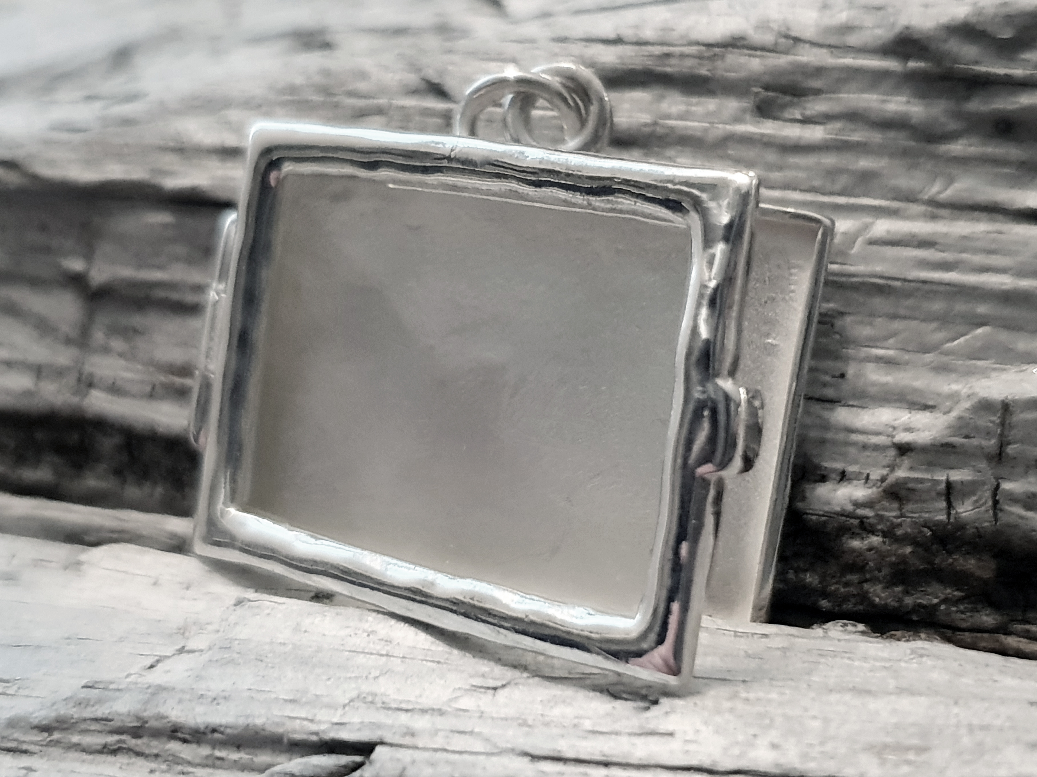 Fotoram/ bildram ca. 20x15mm. hänge, 925-silver
