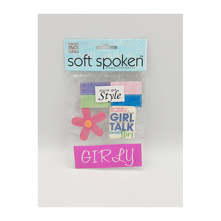 Me & My Big Ideas Stickers Soft Spoken - Be a girl