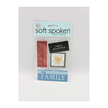 Me & My Big Ideas Stickers Soft Spoken - Family