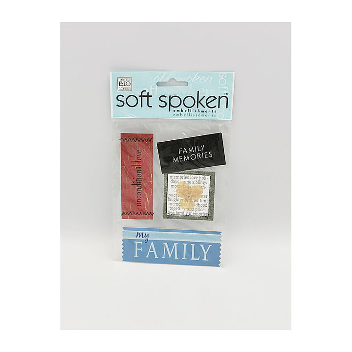 Me & My Big Ideas Stickers Soft Spoken - Family