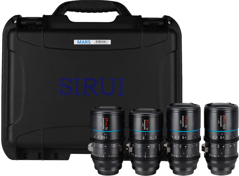 SIRUI Mars 1.33x Anamorphic Lens Set for MFT / Sony E-mount - 2