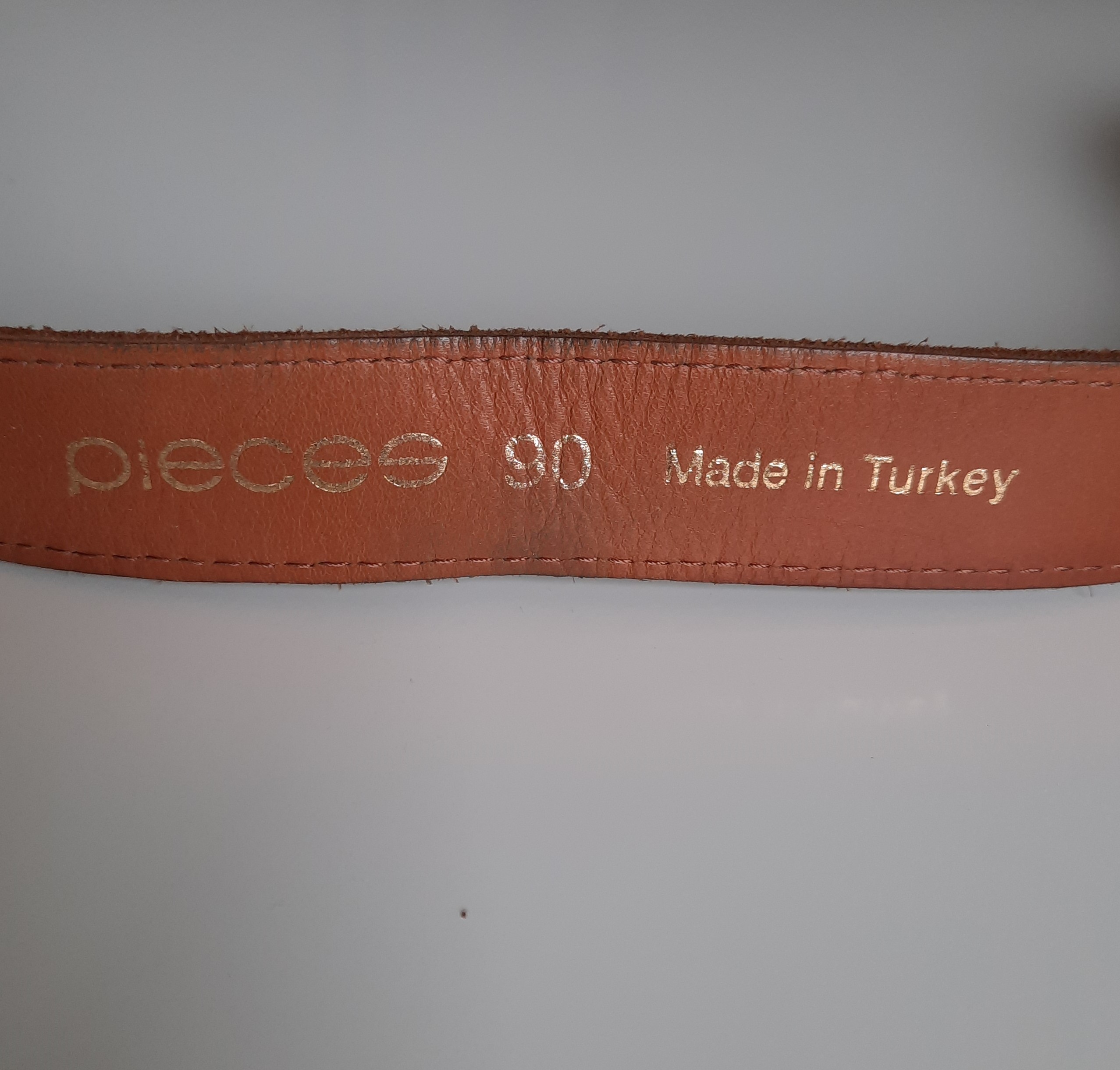 Skärp / bälte i brun mocka, Secondhand - 5