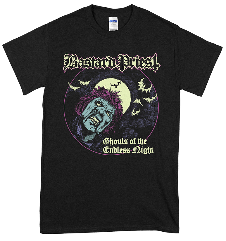 BASTARD PRIEST - Ghouls of the Endless Night T-shirt