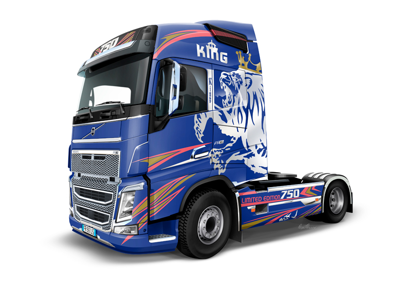 1/24 VOLVO FH4 Globetrotter Medium Roof