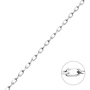 Silverkedja Oval  Facetterad ca 1.6mm 