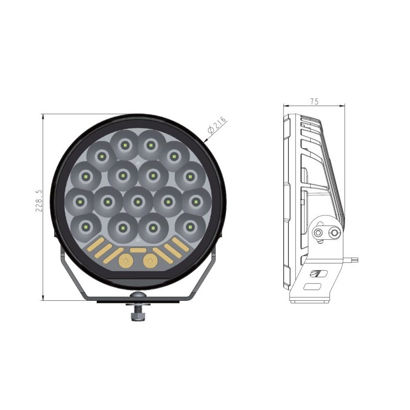 V-Sight Roadking R65 LED Lisävalo 9 | E-hyväksytty - 8