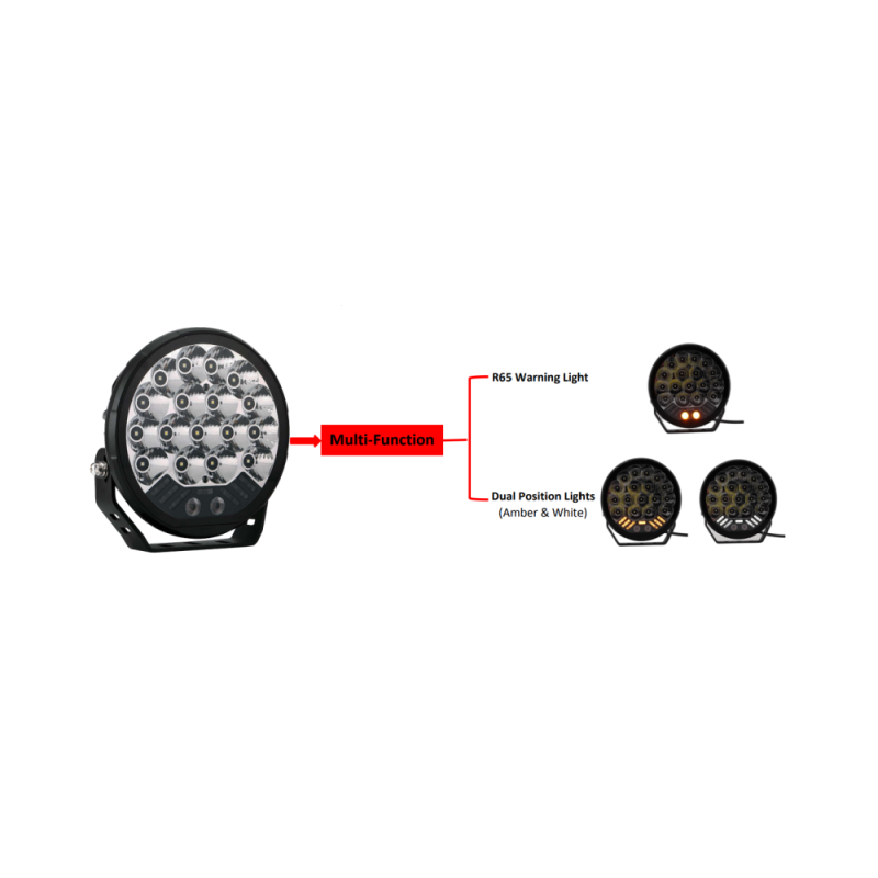 V-Sight Roadking R65 LED Lisävalo 9 | E-hyväksytty - 7
