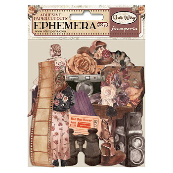 Stamperia Our Way Adhesive Cut-outs Ephemera 