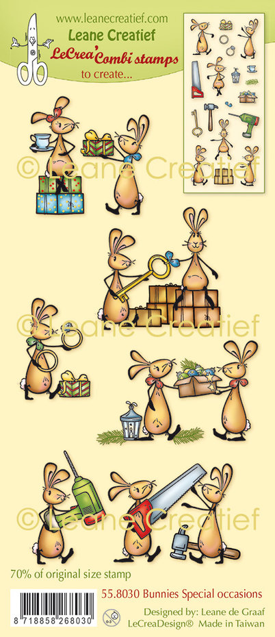 Bunnies Special Occasions Combi Clear Stamp 
