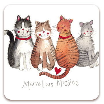 Kylskåpsmagnet Kattkompisar