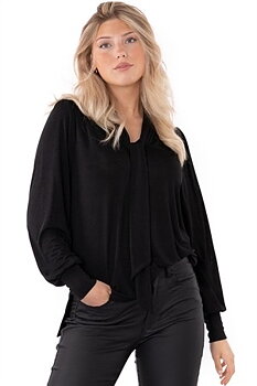 FRANCINE BLOUSE - BLACK