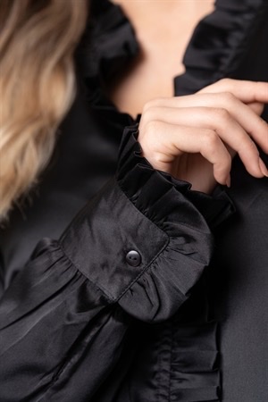 CHANTAL BLOUSE - BLACK - 3