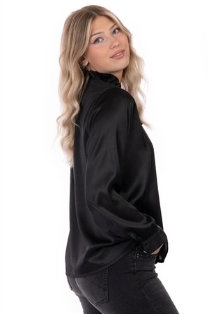 CHANTAL BLOUSE - BLACK - 2