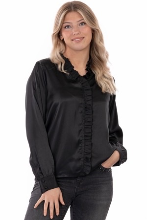 CHANTAL BLOUSE - BLACK