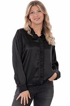 CHANTAL BLOUSE - BLACK