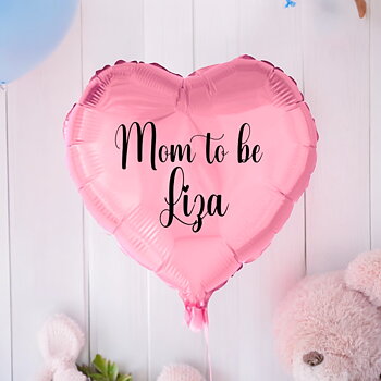 Ballong med valfritt namn - Baby Shower