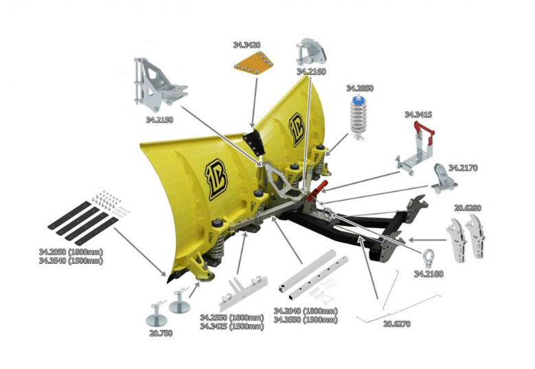 Connector Vikplog 150 & 180 cm - 3