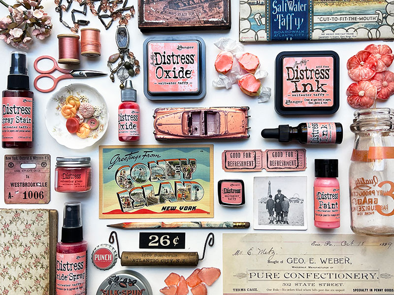 Ranger -Tim Holtz Distress Ink Pad- SALTWATER TAFFY - 4