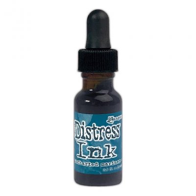Ranger -Tim Holtz  Ink Pad Re-Inker -UNCHARTED MARINER