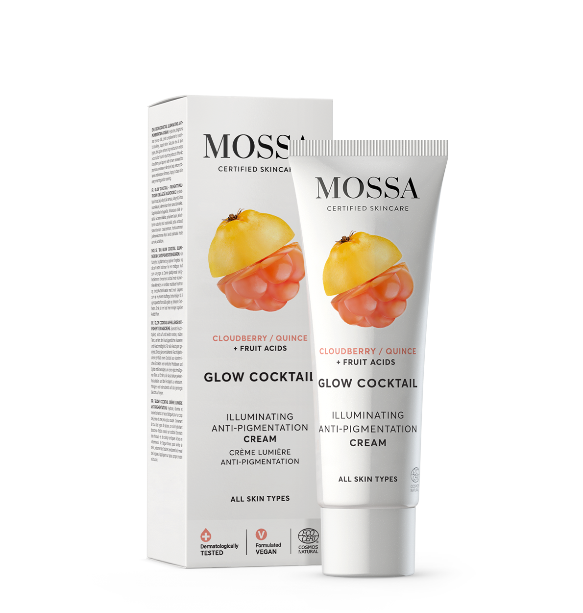 Glow cocktail Illuminating Anti-pigmenatation Cream - Mossa certified skincare  - 2