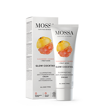 Glow cocktail Illuminating Anti-pigmenatation Cream - Mossa certified skincare 
