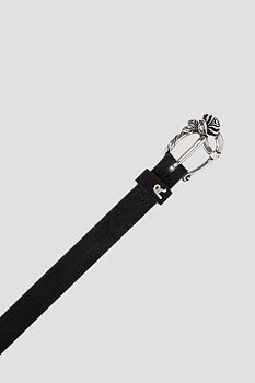 Replay Suede belt with rose