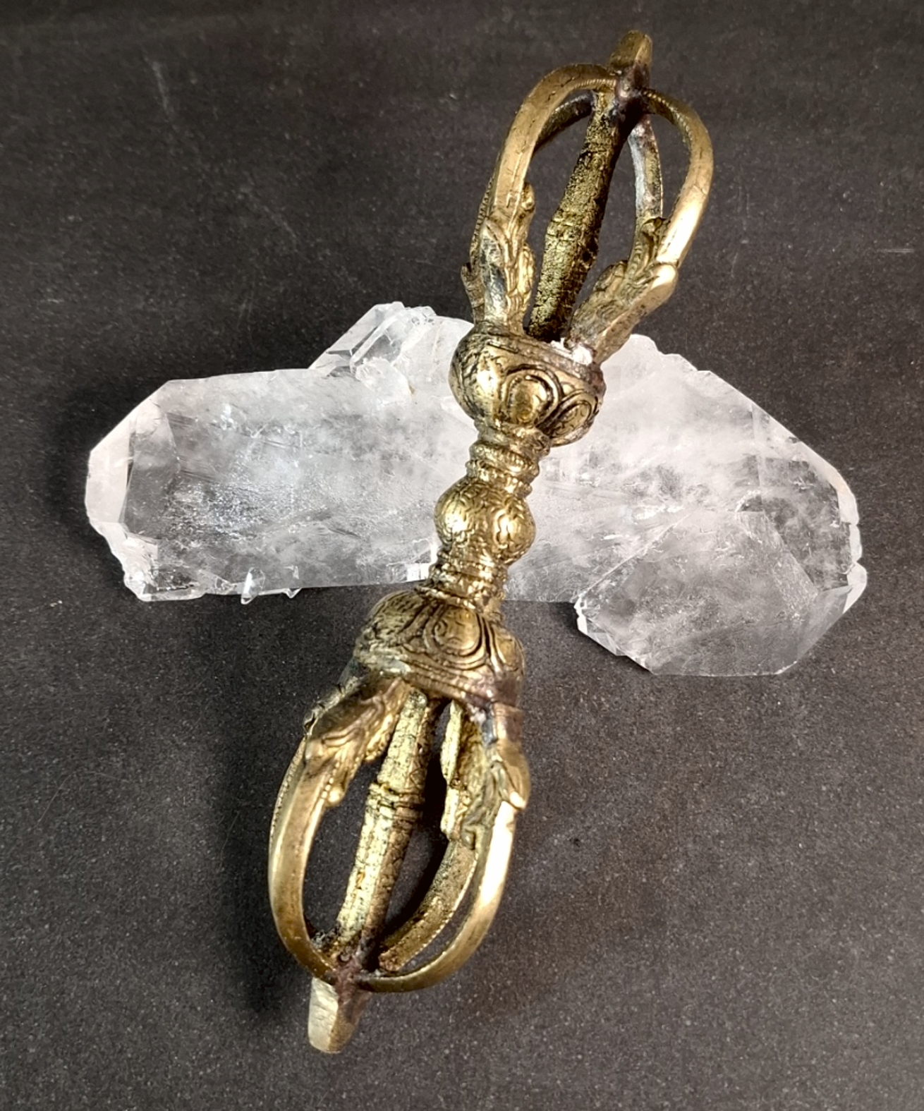 Dorje (Vajra) i Mässing , 15.5cm