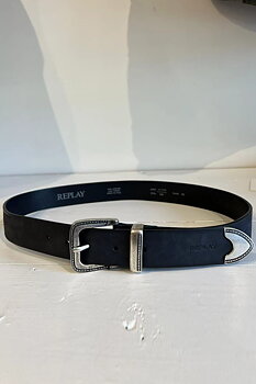 Replay Belt in embroidered leather