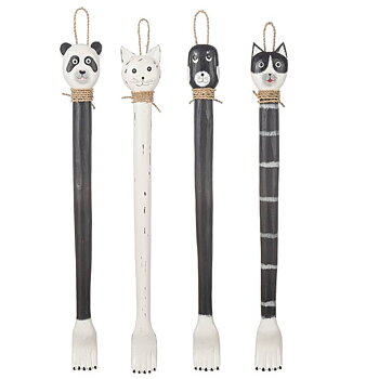 Ryggkliare djur - katt, hund, ko, panda