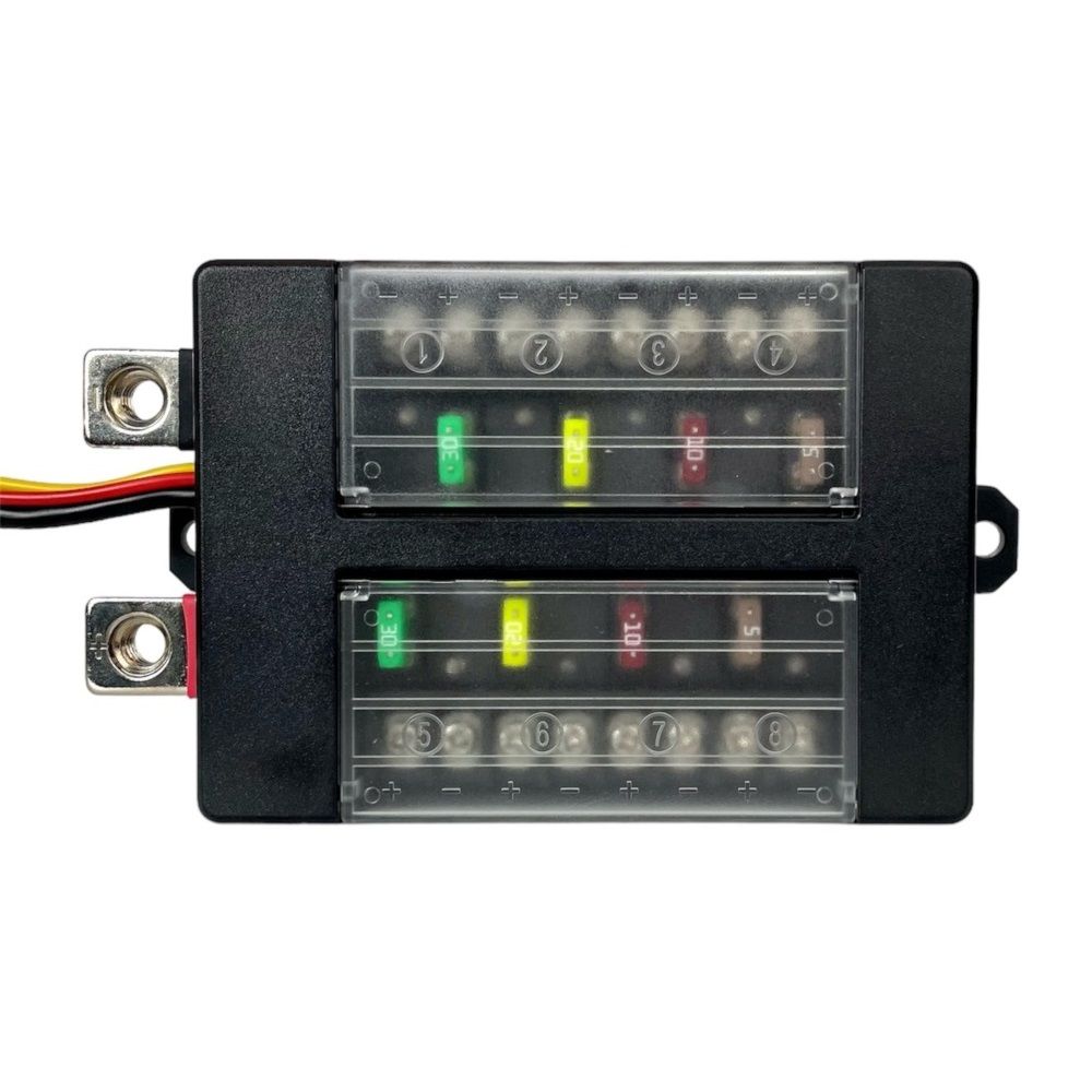 Switch Panel, relay box / fuse box 8 Gang