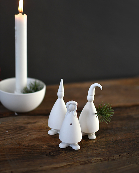 Lucia - Lucia procession 3 pieces - 11 cm - 4