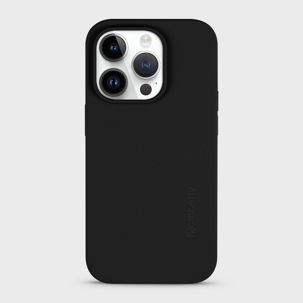 iPhone 14 Pro Silicone Case Black BJORNBERRY