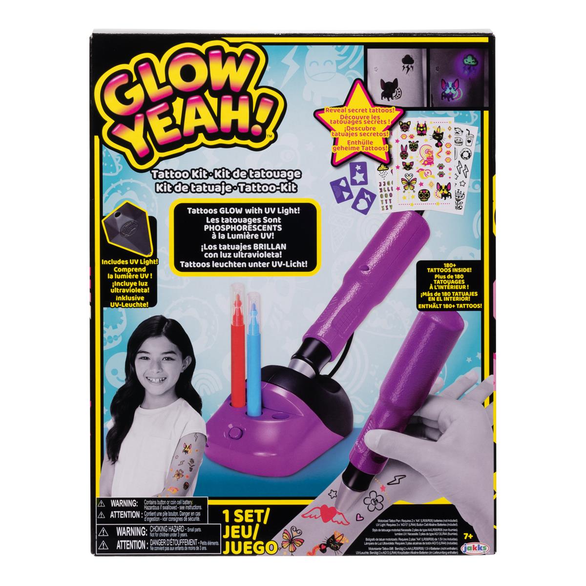 Glow Yeah! Tatueringset Glow in the Dark - 2