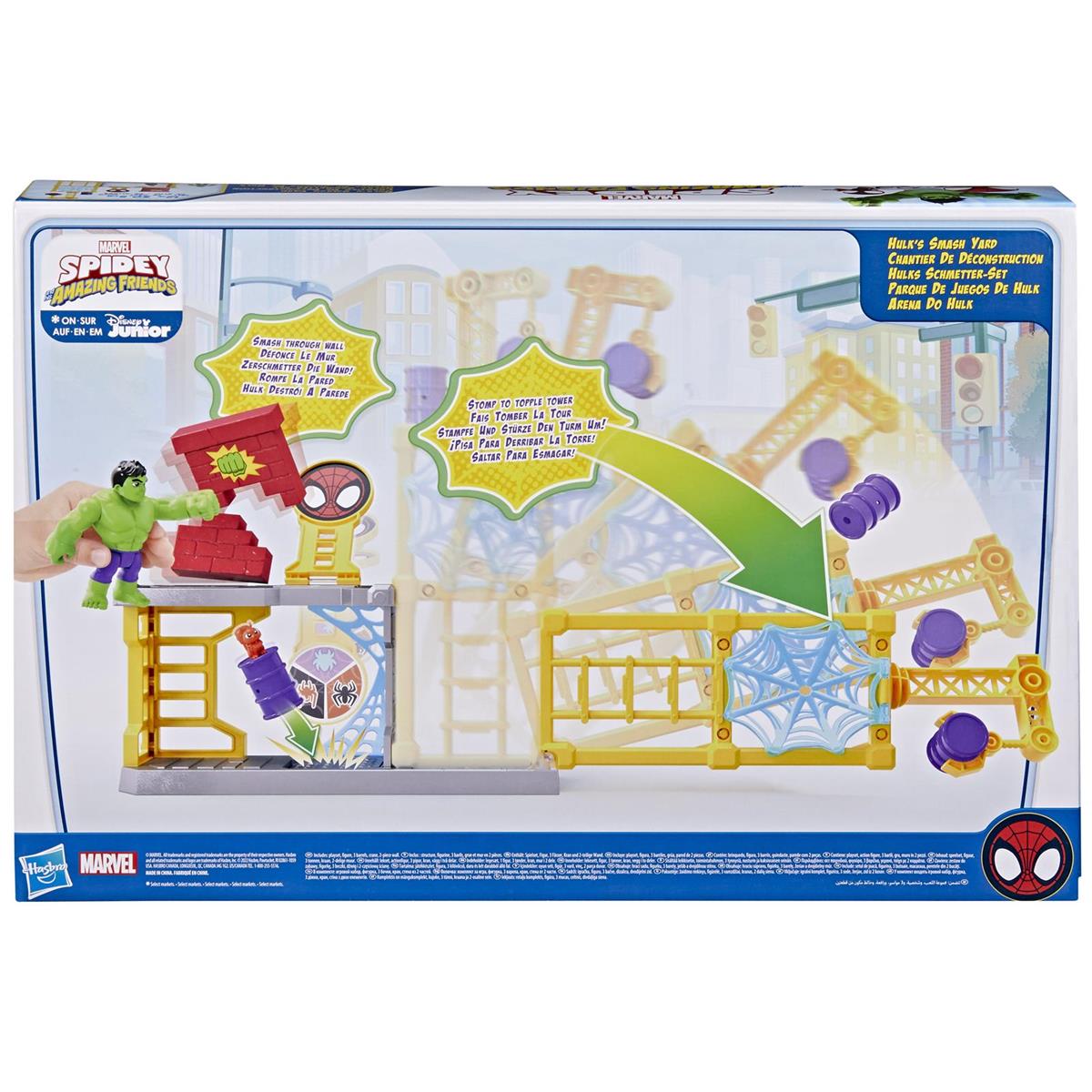 Spidey and his Amazing Friends Hulk Playset - 3