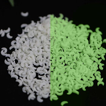 DRESS  MY  CRAFT-Shaker Slices Glow in the Dark Moon 8g