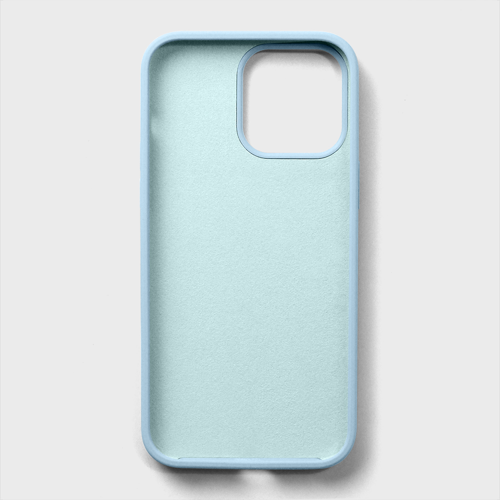 iPhone 14 Pro Max Silicone Case - Baby Blue - 3