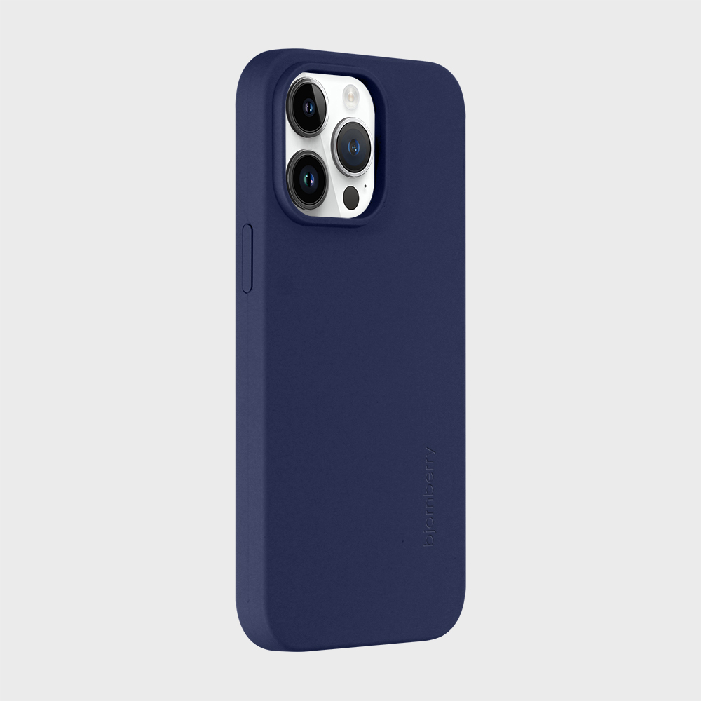 iPhone 14 Pro Max Silicone Case - Navy Blue - 2