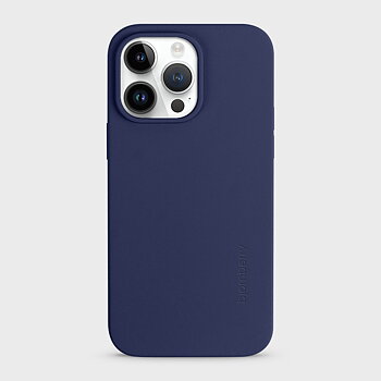 iPhone 14 Pro Max Silikonskal - Marinblå