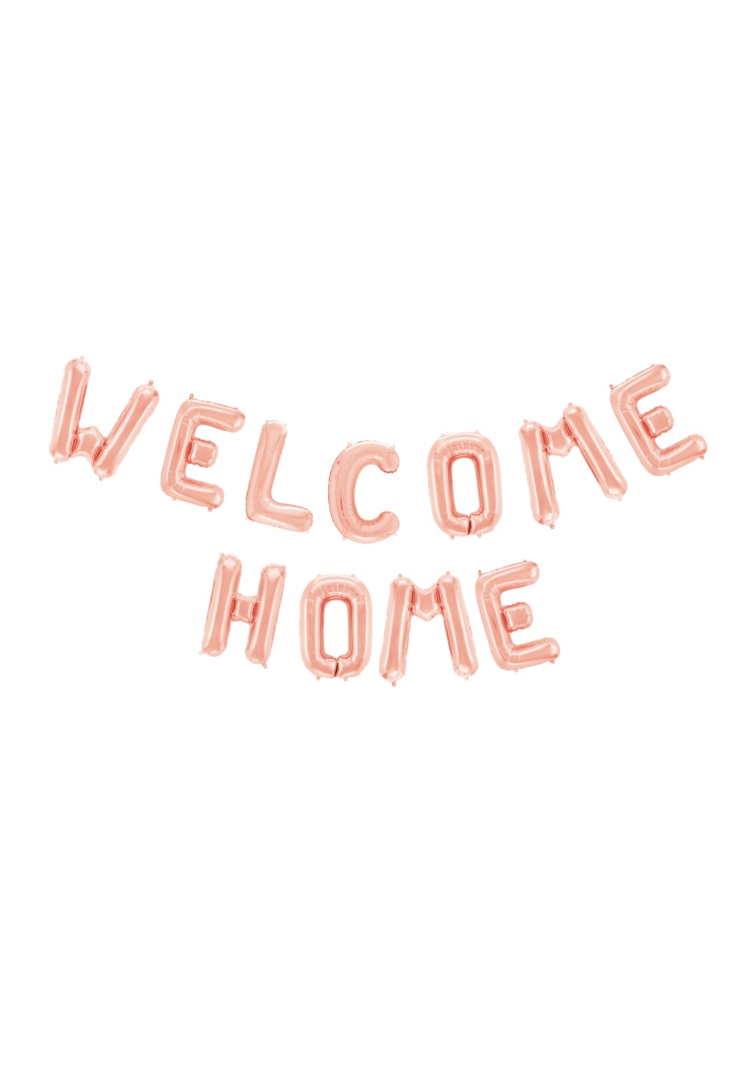 Ballonggirlang "Welcome home" - Rosé