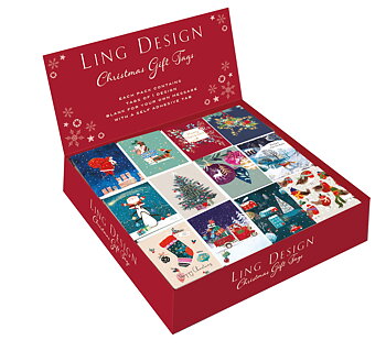 Display of Contemporary Gift Tags, 96 packs