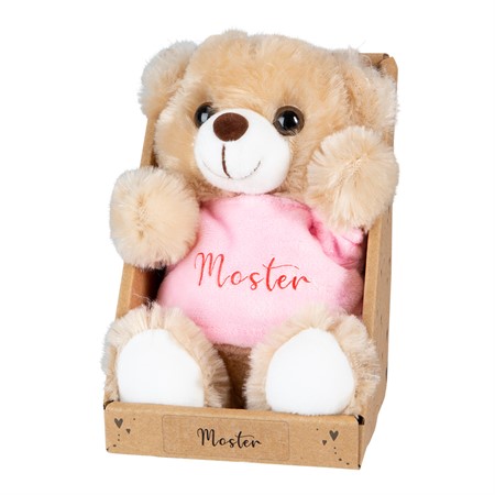 Nalle med rosa t-shirt, Moster
